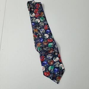 NFL Team Helmets Blue Neck Tie 71823-0332